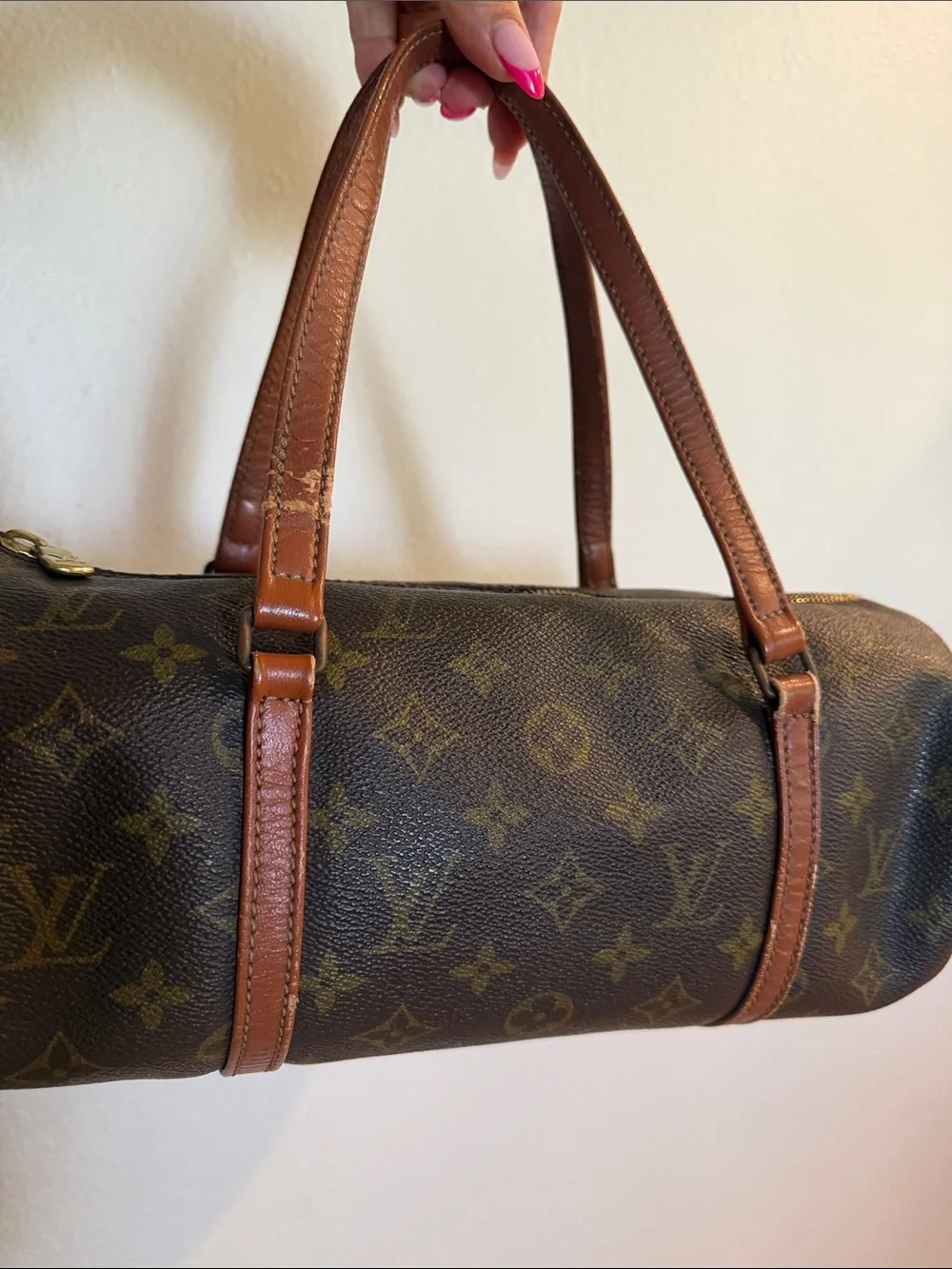 Louis Vuitton papillon Monogram Canvas Barrel handbag